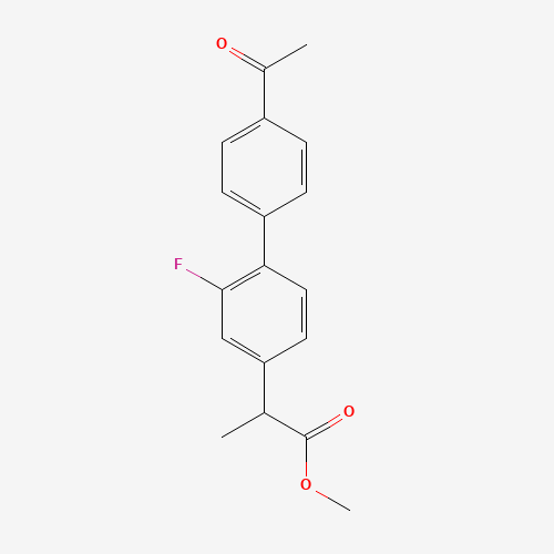 2-(4'-Acetyl-2-fluoro-biphenyl-4-yl)-propionic Acid Methyl Ester (CAS: 215175-83-0) - Related Chemical Product