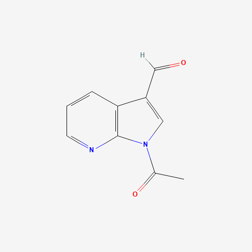 1-Acetyl-3-formyl-7-azaindole (CAS: 155819-07-1) - Chemical Structure and Molecular Formula 