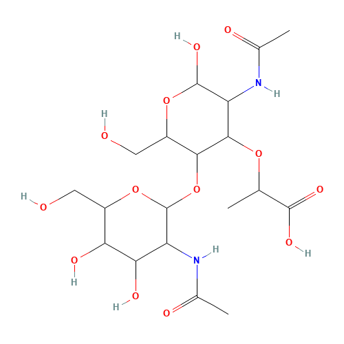 N-Acetyl-D-glucosaminyl-(1-4)-N-acetylmuramic Acid (CAS: 41137-10-4) - Related Chemical Product