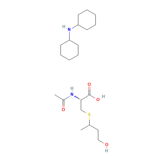 N-Acetyl-S-(3-hydroxypropyl-1-methyl)-L-cysteine Dicyclohexylammonium Salt (CAS: 33164-70-4) - Related Chemical Product