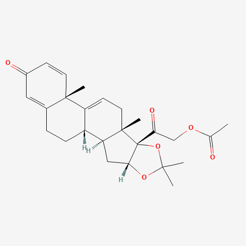 (16a)-21-Acetyloxy-16,17-dihydroxy-16,17-O-isopropylidene-pregna-1,4,9(11)-triene-3,20-dione (CAS: 25092-28-8) - Related Chemical Product
