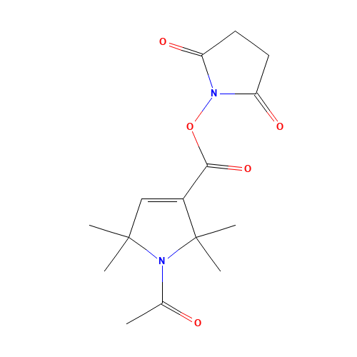 1-Acetyl-2,2,5,5-tetramethyl-3-pyrroline-3-carboxylic Acid N-Hydroxysuccinimide Ester (CAS: 1076198-74-7) - Related Chemical Product