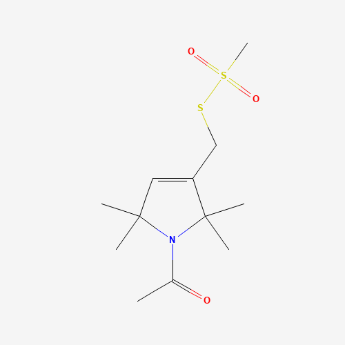 1-Acetyl-2,2,5,5-tetramethyl-?3-pyrroline-3-methyl Methanethiosulfonate (CAS: 244641-23-4) - Chemical Structure and Molecular Formula 