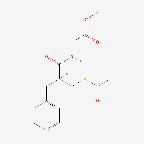 N-[2-[(Acetylthio)methyl]-1-oxo-3-phenylpropyl]glycine Methyl Ester (CAS: 81110-05-6) - Related Chemical Product