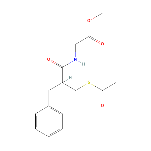 N-[2-[(Acetylthio)methyl]-1-oxo-3-phenylpropyl]glycine Methyl Ester (CAS: 81110-05-6) - Related Chemical Product