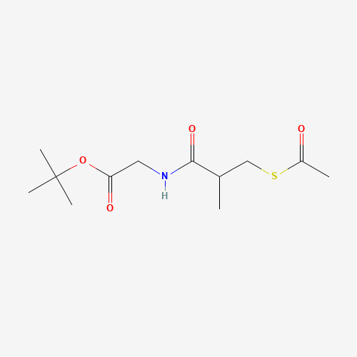 N-(3-Acetylthio-2-methylpropanoyl)glycine tert-Butyl Ester (CAS: 1076198-75-8) - Related Chemical Product