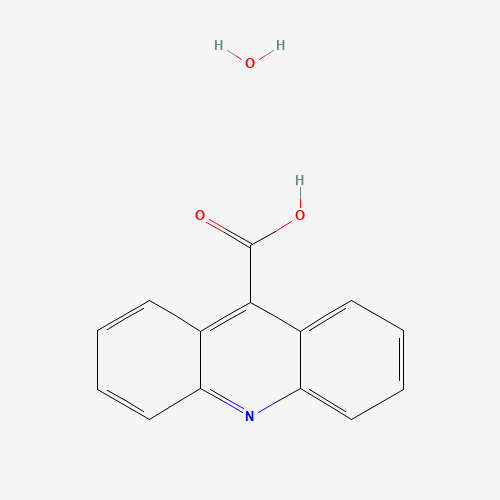 9-Acridinecarboxylic Acid Hydrate (CAS: 332927-03-4) - Chemical Structure and Molecular Formula 