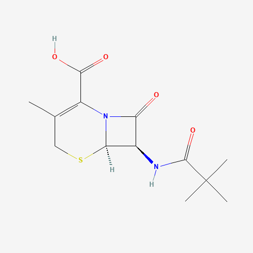 7-ADCA Pivalamide (CAS: 146794-70-9) - Chemical Structure and Molecular Formula 