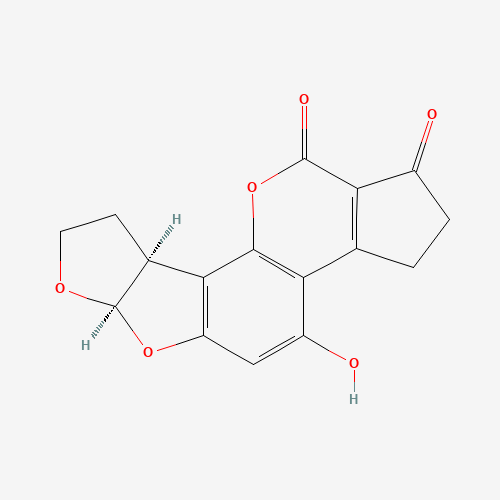 Aflatoxin P2 (CAS: 891197-67-4) - Chemical Structure and Molecular Formula 