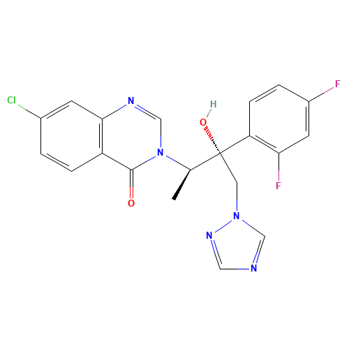 Albaconazole (CAS: 187949-02-6) - Chemical Structure and Molecular Formula 