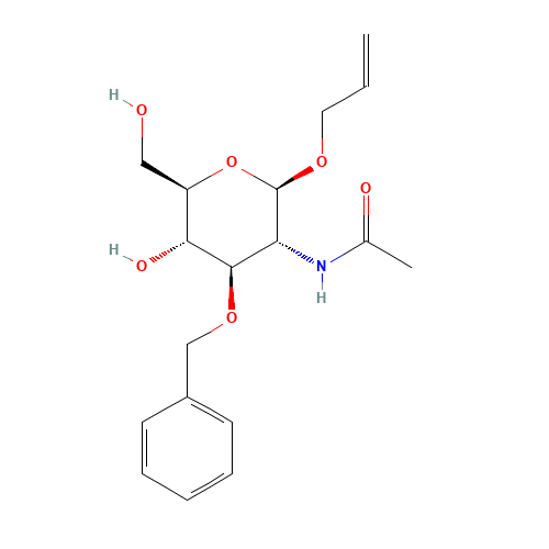 Allyl 2-(Acetylamino)-2-deoxy-3-O-benzyl-b-D-glucopyranoside (CAS: 65730-00-9) - Related Chemical Product