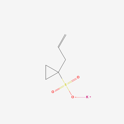 1-Allylcyclopropanesulfonic Acid Potassium Salt (CAS: 923032-57-9) - Chemical Structure and Molecular Formula 