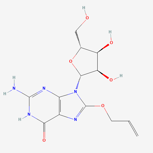 8-(Allyloxy)guanosine (CAS: 126138-81-6) - Chemical Structure and Molecular Formula 
