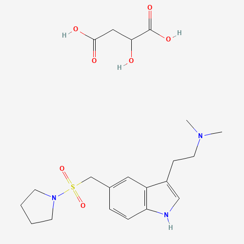 Almotriptan Malate (CAS: 181183-52-8) - Chemical Structure and Molecular Formula 