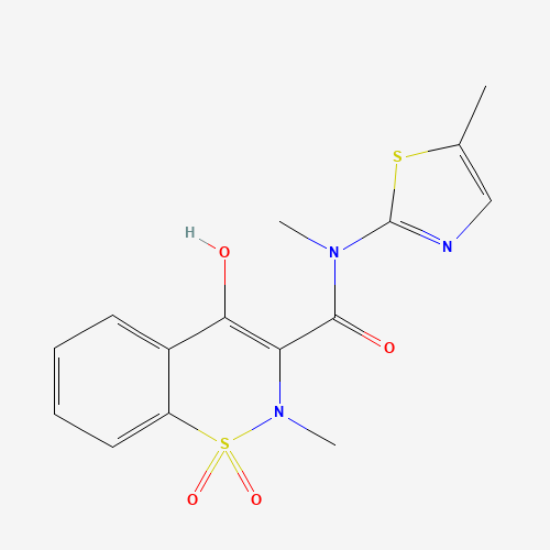 Amido Methyl Meloxicam (CAS: 892395-41-4) - Chemical Structure and Molecular Formula 