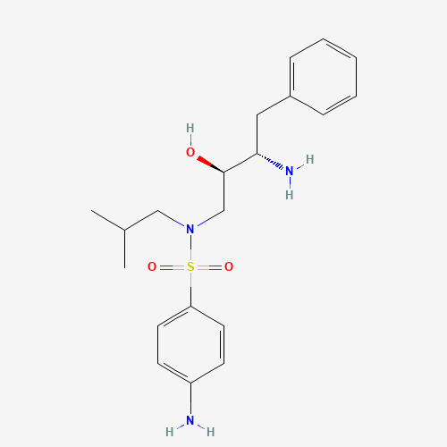 4-Amino-N-((2R,3S)-3-amino-2-hydroxy-4-phenylbutyl)-N-isobutylbenzenesulfonamide (CAS: 169280-56-2) - Related Chemical Product