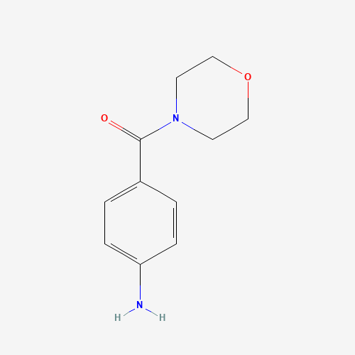 p-Aminobenzoylmorpholine (CAS: 51207-86-4) - Chemical Structure and Molecular Formula 