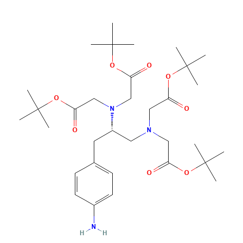(S)-4-Aminobenzyl Ethylenediaminetetraacetic Acid Tetra(t-butyl) Ester (CAS: 143106-46-1) - Related Chemical Product