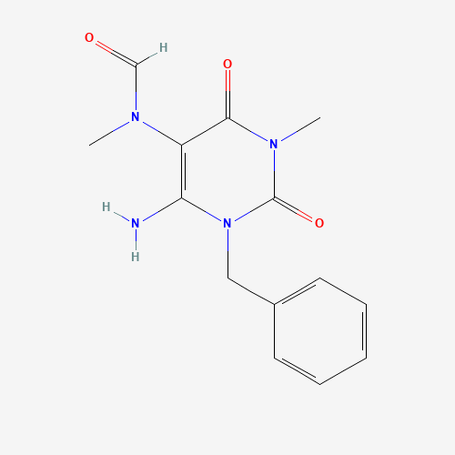 6-Amino-1-benzyl-3-methyl-5-(N-formyl-N-methyl)uracil (CAS: 72816-91-2) - Related Chemical Product
