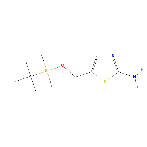 2-Amino-5-tert-butyldimethylsilyloxy-methyl-thiazole (CAS: 1083059-77-1) - Related Chemical Product