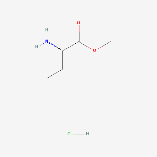 L-2-Aminobutyric Acid Methyl Ester Hydrochloride (CAS: 56545-22-3) - Chemical Structure and Molecular Formula 