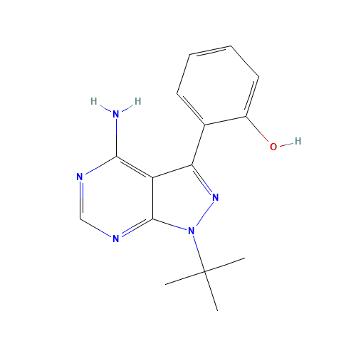 4-Amino-1-tert-butyl-3-(2-hydroxyphenyl)-1H-pyrazolo[3,4-d]pyrimidine (CAS: 1027572-46-8) - Related Chemical Product