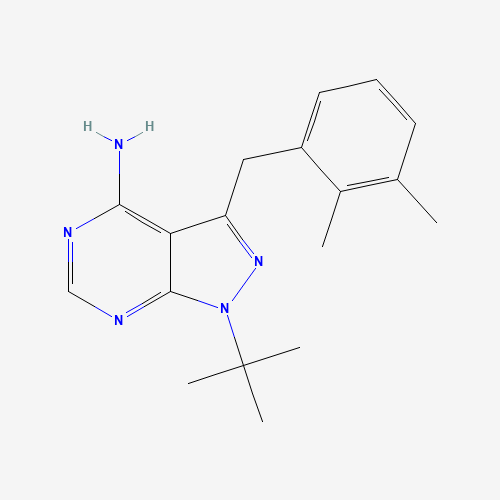 4-Amino-1-tert-butyl-3-(2,3-dimethylbenzyl)pyrazolo[3,4-d]pyrimidine (CAS: 956026-24-7) - Related Chemical Product