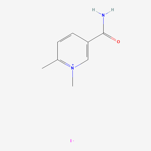 3-(Aminocarbonyl)-1,6-dimethyl-pyridinium Iodide (CAS: 107971-06-2) - Chemical Structure and Molecular Formula 
