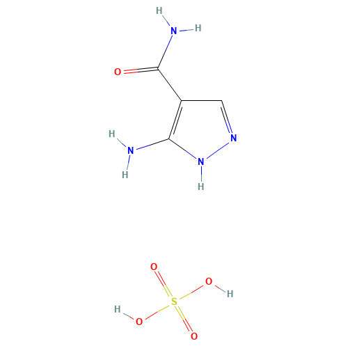3-Amino-4-carboxamidopyrazolium Hydrogen Sulfate (CAS: 329351-43-1) - Related Chemical Product