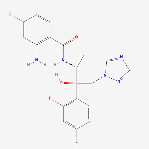 2-Amino-4-chloro-N-[(1R,2R)-2-(2,4-difluorophenyl)-2-hydroxy-1-methyl-3-(1H-1,2,4-triazol-1-yl)propyl]benzamide (CAS: 206350-07-4) - Related Chemical Product