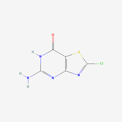 5-Amino-2-chloro-2,3-dihydrothiazolo[4,5-d]pyrimidine-7-(6H)-one (CAS: 30161-95-6) - Related Chemical Product