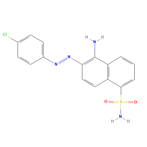 1-Amino-2-(4-chlorophenylazo)naphthalene-5-sulfonamide (CAS: 118876-55-4) - Related Chemical Product