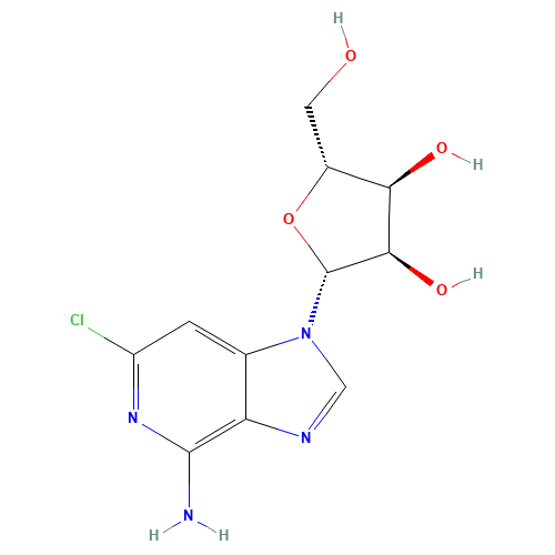 4-Amino-6-chloro-1-b-D-ribofuranosylimidazo[4,5-c]pyridine (CAS: 40656-71-1) - Related Chemical Product