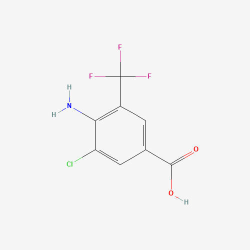4-Amino-3-chloro-5-(trifluoromethyl)benzoic Acid (CAS: 95656-52-3) - Related Chemical Product