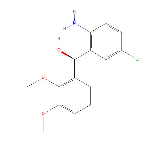 (S)-a-(2-Amino-5-chlorophenyl)-2,3-dimethoxybenzenemethanol (CAS: 189059-58-3) - Related Chemical Product
