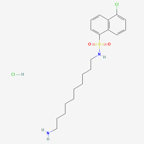 N-(10-Aminodecyl)-5-chloro-1-naphthalenesulfonamide Hydrochloride (CAS: 79127-24-5) - Related Chemical Product