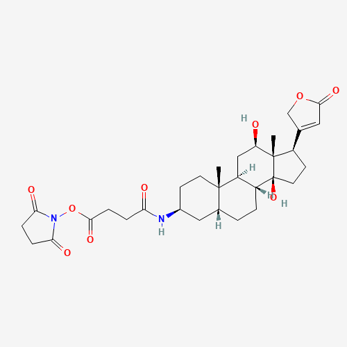 3b-Amino-3-deoxydigitoxigenin (CAS: 216299-46-6) - Chemical Structure and Molecular Formula 