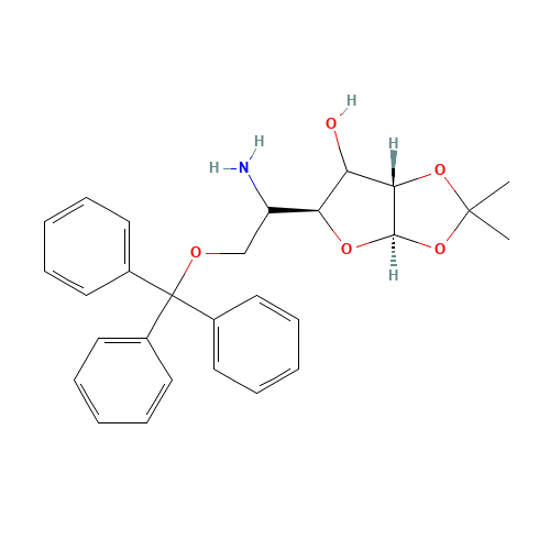 5-Amino-5-deoxy-1,2-O-isopropylidene-6-O-trityl-a-D-galactofuranose (CAS: 109681-00-7) - Related Chemical Product