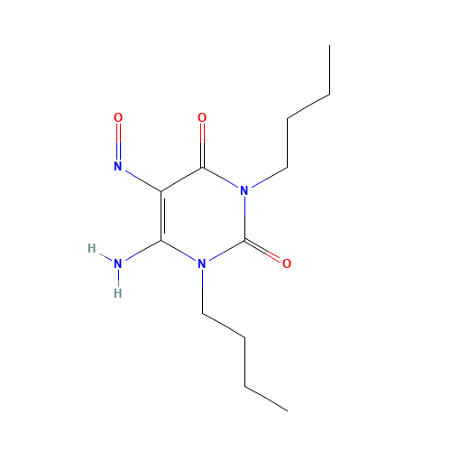 6-Amino-1,3-dibutyl-5-nitroso-2,4(1H,3H)-pyrimidinedione (CAS: 132716-86-0) - Related Chemical Product