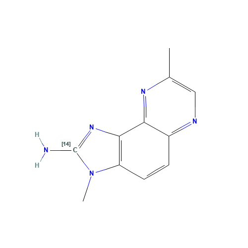 2-Amino-3,8-dimethylimidazo[4,5-f]quinoxaline-2-14C (CAS: 96600-60-1) - Related Chemical Product
