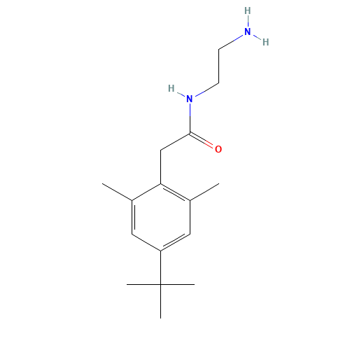 N-(2-Aminoethyl)-4-(1,1-dimethylethyl)-2,6-dimethylbenzeneacetamide (CAS: 94266-17-8) - Related Chemical Product