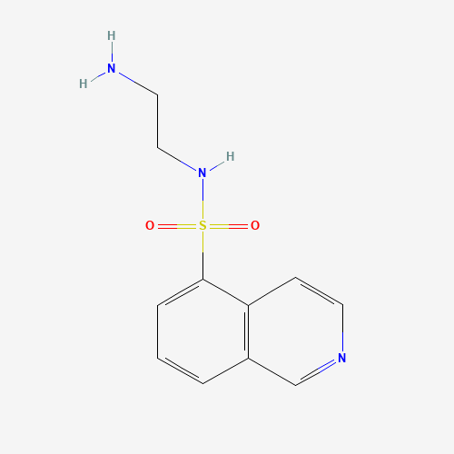 N-(2-Aminoethyl)-5-isoquinolinesulfonamide (CAS: 84468-17-7) - Chemical Structure and Molecular Formula 