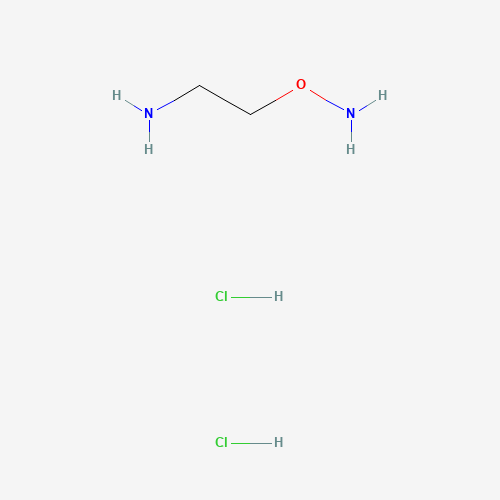 2-Aminoethoxyamine Dihydrochloride (CAS: 37866-45-8) - Chemical Structure and Molecular Formula 