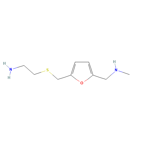 5-[[(2-Aminoethyl)thio]methyl]-N-methyl-2-furanmethanamine (CAS: 66356-54-5) - Related Chemical Product
