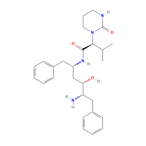 (S)-N-[(2S,4S,5S)-5-Amino-4-hydroxy-1,6-diphenylhexan-2-yl]-3-methyl-2-(2-oxotetrahydropyrimidin-1(2H)-yl)butanamide (CAS: 192726-05-9) - Related Chemical Product