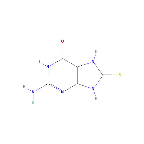 2-Amino-6-hydroxy-8-mercaptopurine (CAS: 6324-72-7) - Related Chemical Product