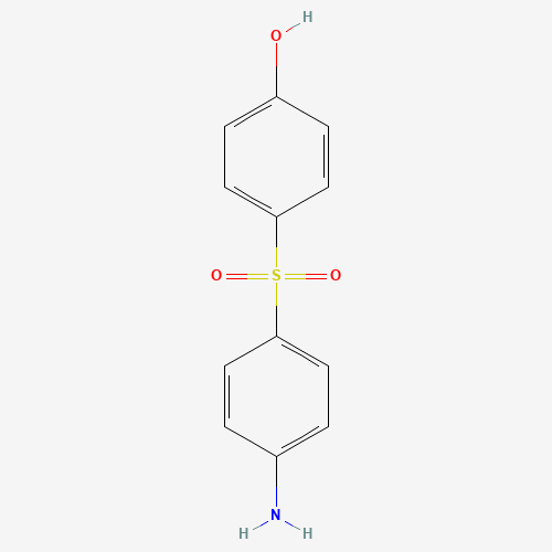 4-Amino-4'-hydroxydiphenylsulfone (CAS: 25963-47-7) - Chemical Structure and Molecular Formula 