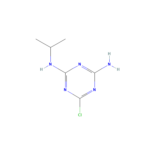 2-Amino-4-isopropylamino-6-chlorotriazine (CAS: 6190-65-4) - Related Chemical Product