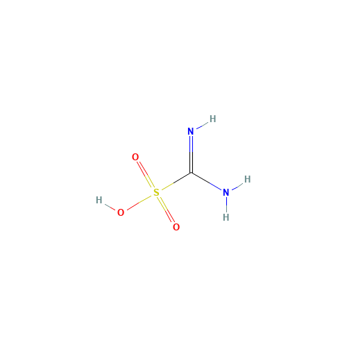 Aminoiminomethanesulfonic Acid (CAS: 1184-90-3) - Chemical Structure and Molecular Formula 