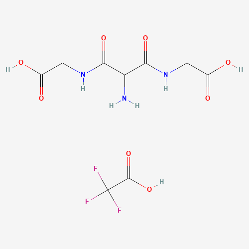 Aminomalamido-N,N'-diacetic Acid Trifluoroacetic Acid Salt (CAS: 1215514-50-3) - Chemical Structure and Molecular Formula 